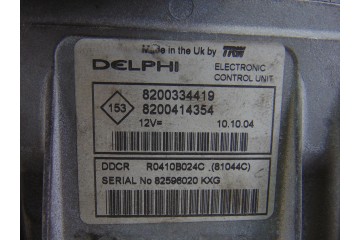 8200334419  CENTRALITA MOTOR UCE RENAULT MEGANE II CLASSIC BERLINA Confort Authentique 2005 8200334419 195658 RENAULT - 2