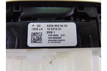 A2049055402 MANDO ELEVALUNAS DELANTERO IZQUIERDO MERCEDES-BENZ CLASE E (BM 212) LIM.