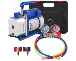 Vacuum Pump 4CFM 1720RPM 5PA With Pressure Gauge Distributor 1 4HP
