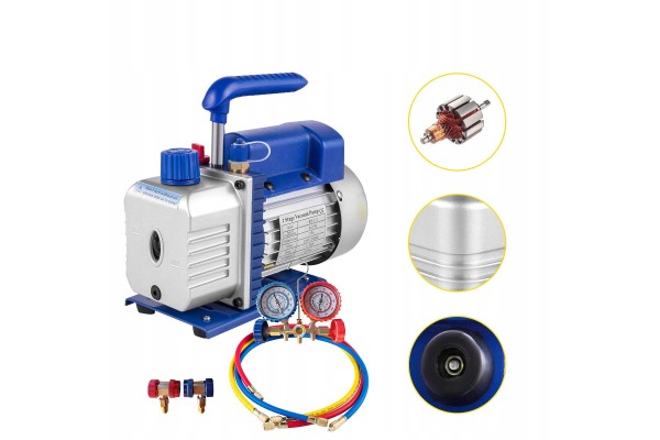 Vacuum Pump 4CFM 1720RPM 5PA With Pressure Gauge Distributor 1 4HP Product weight with unit packaging 40 kg