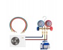 Vacuum Pump 4CFM 1720RPM 5PA With Pressure Gauge Distributor 1 4HP Version European