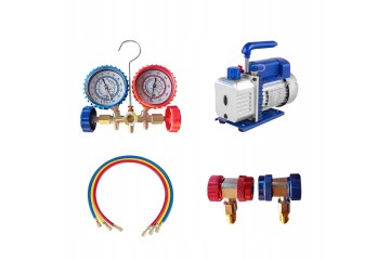Bomba de Vacío 4CFM con Manómetro, 5PA, 1720 RPM, 1/4 HP