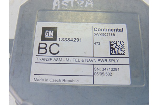 13384291 MODULO ELECTRONICO OPEL ASTRA J SPORTS TOURER