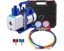Vacuum Pump 4 8CFM 1720RPM 5PA With Pressure Gauge Distributor 1 4HP