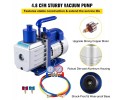 Bomba de Vacío 4.8 CFM, 1720 RPM, 5 PA con Manómetro, 1/3 HP
