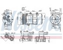 Compressor air conditioning NISSENS 89326 Part manufacturer Nissens
