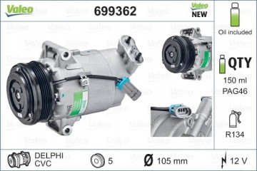 VALEO 699362 air conditioning compressor Catalog number of substitutes ACAUTO AC 01DL062 ACAUTO AC 02DL02 G ACAUTO AC 02DL02 R A