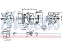 Compressor air conditioning NISSENS 89314 Part manufacturer Nissens