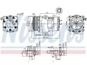 COMPRESSOR AIR CONDITIONING COMPRESSOR 89032 NISSENS Car type buses cargo vans passenger cars