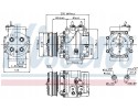 Compressor air conditioning NISSENS 89235 Part manufacturer Nissens