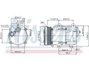 COMPRESSOR AIR CONDITIONING COMPRESSOR 89046 NISSENS Quality of parts according to GVO Q original with factory logo OEM OES