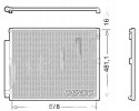 CONDENSER AIR CONDITIONING COOLER DCN50017 DENSO