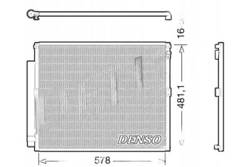 CONDENSER AIR CONDITIONING COOLER DCN50017 DENSO