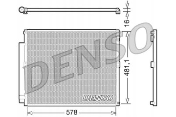 CONDENSER AIR CONDITIONING COOLER DCN50017 DENSO Packaging status original