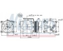 COMPRESSOR AIR CONDITIONING COMPRESSOR 89060 NISSENS Quality of parts according to GVO Q original with factory logo OEM OES