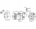 Compresor de Aire Acondicionado Nissens 89386 para Renault Laguna 1.5d