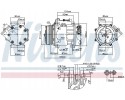COMPRESSOR AIR CONDITIONING COMPRESSOR 89347 NISSENS Product weight with unit packaging 8 kg