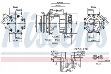 COMPRESSOR AIR CONDITIONING COMPRESSOR 89347 NISSENS Product weight with unit packaging 8 kg