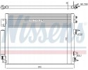 CONDENSER AIR CONDITIONING COOLER 940706 NISSENS Car type passenger cars