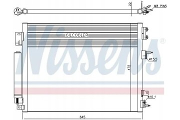 CONDENSER AIR CONDITIONING COOLER 940706 NISSENS Car type passenger cars