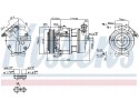 COMPRESSOR AIR CONDITIONING COMPRESSOR 89397 NISSENS Catalog number of substitutes ACAUTO AC 01ZX002 ACAUTO AC 02DN10 ACAUTO AC 