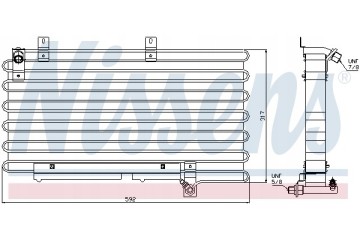Condenser air conditioning NISSENS 94000 Part manufacturer Nissens