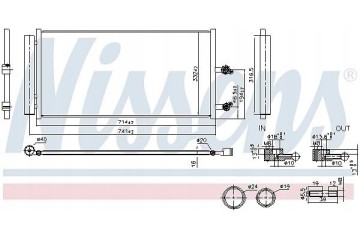 Nissens 941291 Condenser air conditioning Catalog number of the part 941291