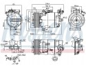 COMPRESSOR AIR CONDITIONING COMPRESSOR 890015 NISSENS Car type cargo vans passenger cars