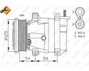 COMPRESSOR AIR CONDITIONING COMPRESSOR 32484 NRF Packaging status original