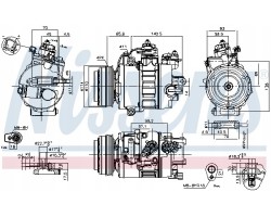 AIR CONDITIONING COMPRESSOR FORD GALAXY 15 MONDEO 14 2 0 ECOBOOST