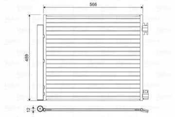 CONDENSER AIR CONDITIONING COOLER 822559 VALEO Packaging status original