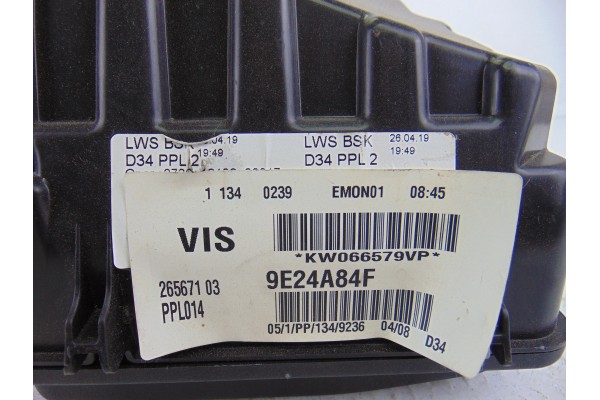 26567103 CAJA RELES / FUSIBLES DS 3 CROSSBACK