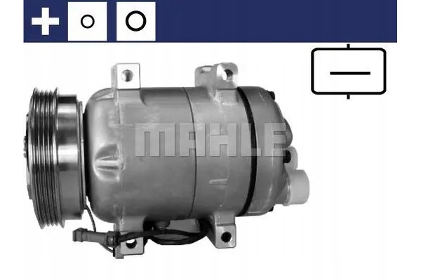 COMPRESSOR AIR CONDITIONING COMPRESSOR ACP 53 000S MAHLE Quality of parts according to GVO Q original with factory logo OEM OES