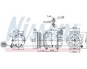 Compressor air conditioning NISSENS 89332 Part manufacturer Nissens
