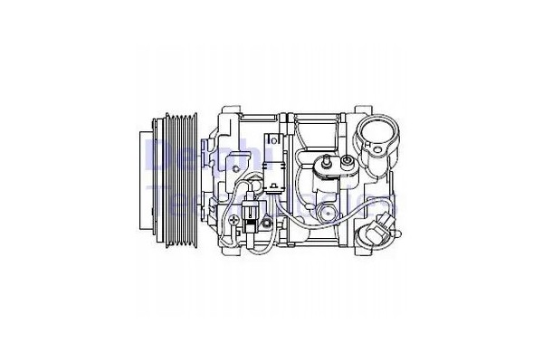 COMPRESSOR AIR CONDITIONING COMPRESSOR CS20545 DELPHI Packaging status original