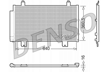 Condenser air conditioning DENSO DCN51005 Part manufacturer Denso