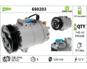 Compressor air conditioning VALEO 690203 Car type cargo vans passenger cars