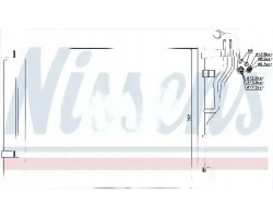 CONDENSER AIR CONDITIONING COOLER 940273 NISSENS
