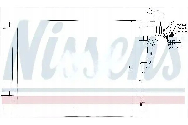 CONDENSER AIR CONDITIONING COOLER 940273 NISSENS