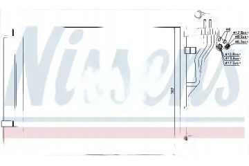 CONDENSER AIR CONDITIONING COOLER 940273 NISSENS