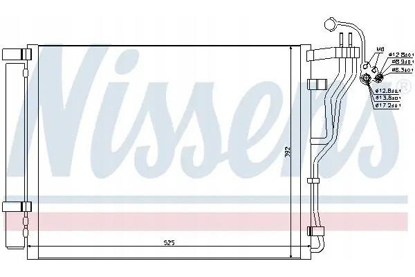 CONDENSER AIR CONDITIONING COOLER 940273 NISSENS Packaging status original