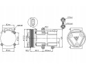 Compresor de Aire Acondicionado 89068 Nissens