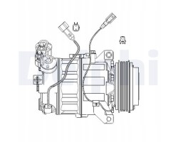 Compressor air conditioning iv 07 DELPHI CS20482