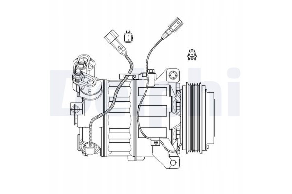 Compressor air conditioning iv 07 DELPHI CS20482
