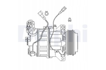 Compressor air conditioning iv 07 DELPHI CS20482