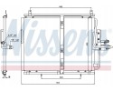 NISSENS AIR CONDITIONING COOLER MERCEDES 94377