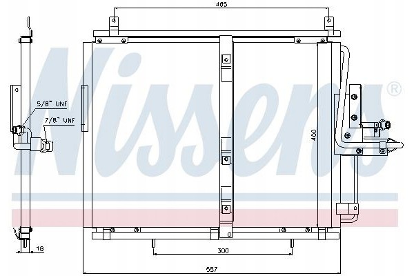 NISSENS AIR CONDITIONING COOLER MERCEDES 94377