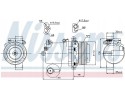 COMPRESSOR AIR CONDITIONING COMPRESSOR 89133 NISSENS Car type passenger cars