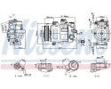 Compressor air conditioning NISSENS 89415 Part manufacturer Nissens