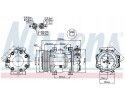 Air conditioning compressors NISSENS 89336 compressors Product weight with unit packaging 5 kg